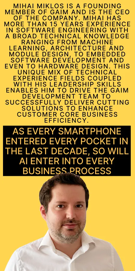 Mihai Miklos - CEO & Founding Member