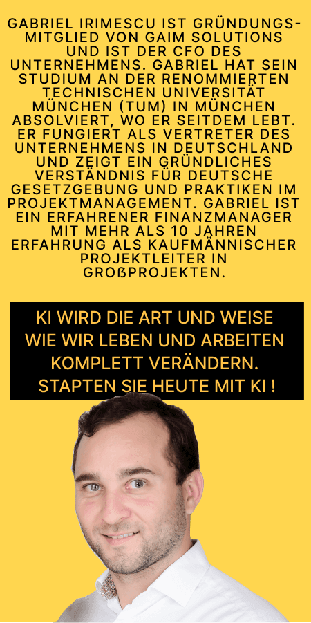 Gabriel Irimescu - CFO & Founding Member