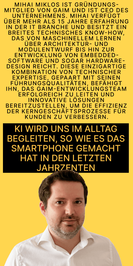 Mihai Miklos - CEO & Founding Member